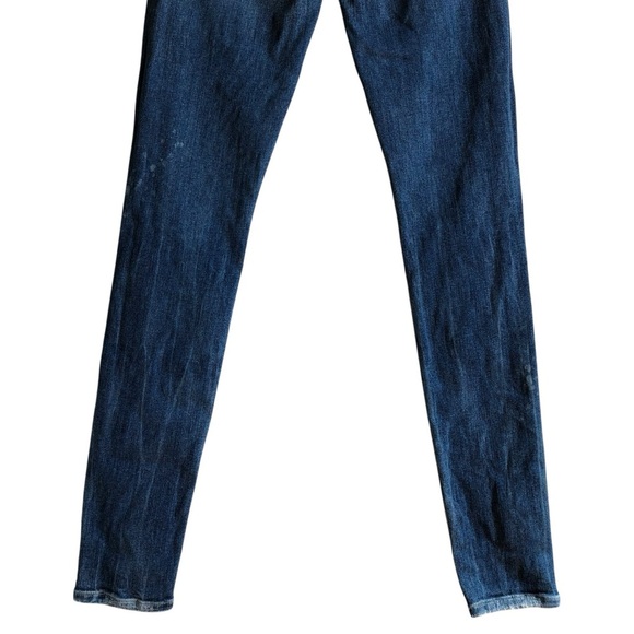 COH the Rocket High Rise Skinny Sz 24 Distressed Blue Jeans with Holes Worn Look - Picture 12 of 16